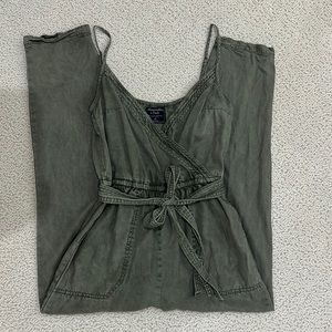 ABERCROMBIE | Olive Green Romper | Size XS